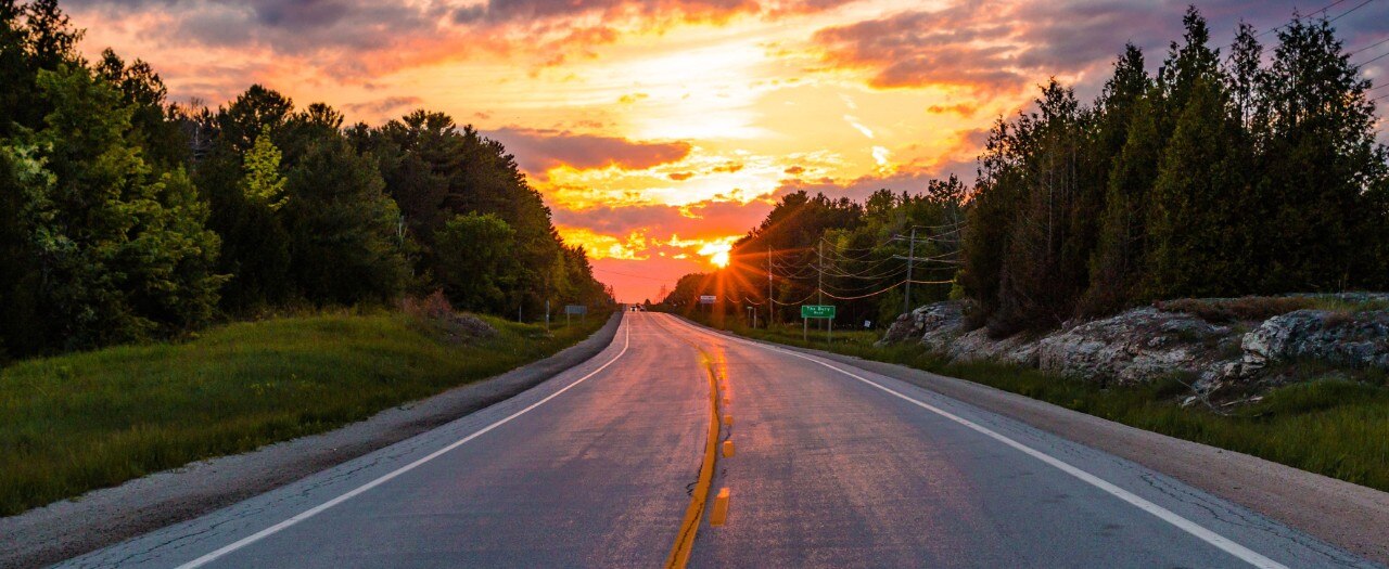 Sunset road
